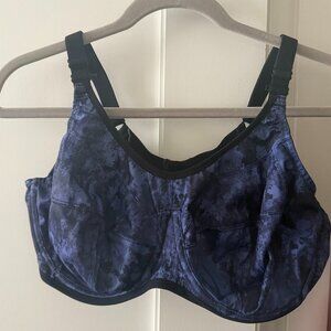 Navy Elomi Sports Bra (US38G)